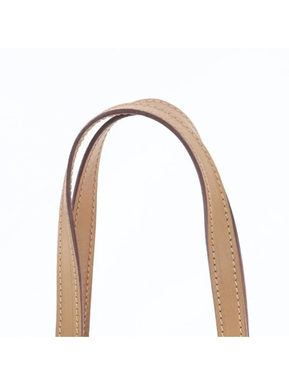 Celine Macadam Triomphe Leather Tote Shoulder Hand Brown